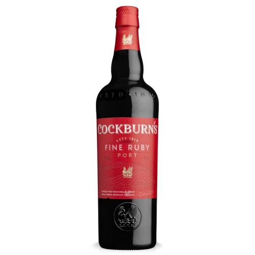 COCKBURN RUBY PORT FORTIFIED WINE BOTTLE 1x75CL