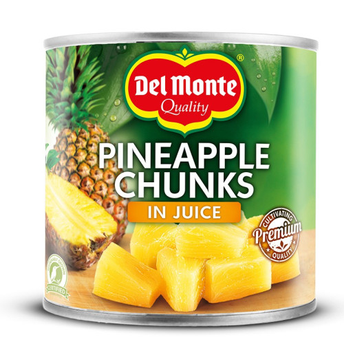 DEL MONTE PINEAPPLE CHUNKS & JUICE 1x6x435G