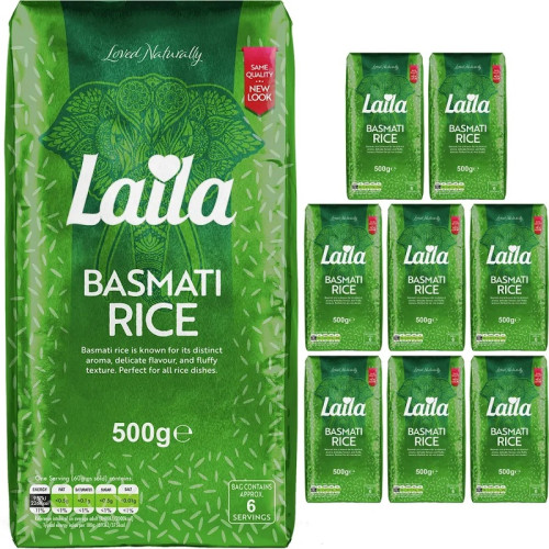 LAILA BASMATI RICE 1x8x500G