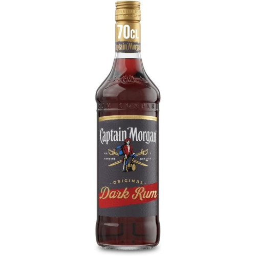 CAPTAIN MORGAN ORIGINAL DARK RUM BOTTLE 6x70CL