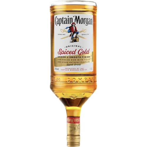 CAPTAIN MORGAN ORIGINAL DARK RUM BOTTLE 6x1.5L