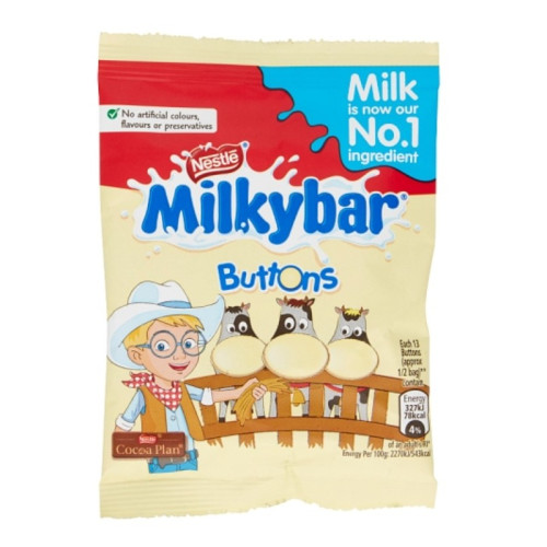 MILKYBAR BUTTONS CHOCOLATE BAR 1x48x30G
