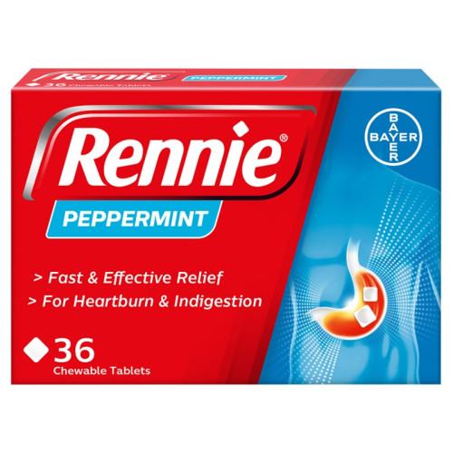 RENNIE PEPPERMINT INDIGESTION TABLETS 1x12x24s