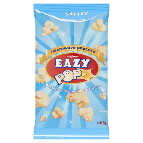 EASYPOP MICROWAVE SALTED POPCORN 1x16x85G