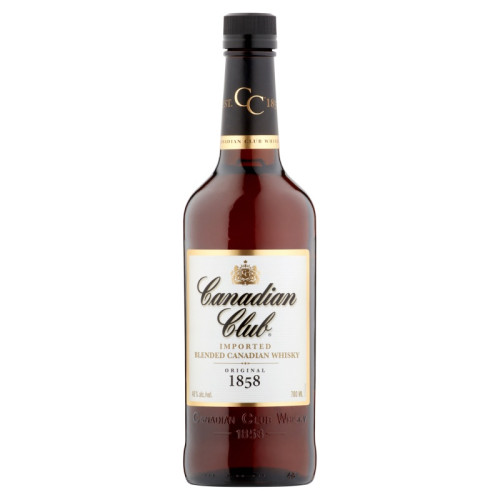 CANADIAN CLUB WHISKY BOTTLE 1x70CL