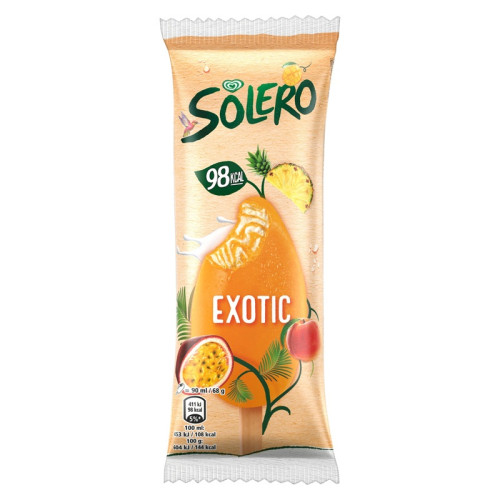 SOLERO EXOTIC ICE CREAM 1x25x90ML