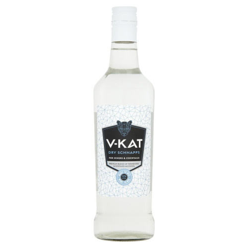V-KAT DRY SCHNAPPS LIQUEUR BOTTLE 6x70CL