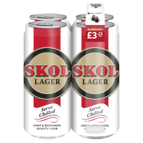 SKOL SUPER LAGER CAN 1x24x500ML