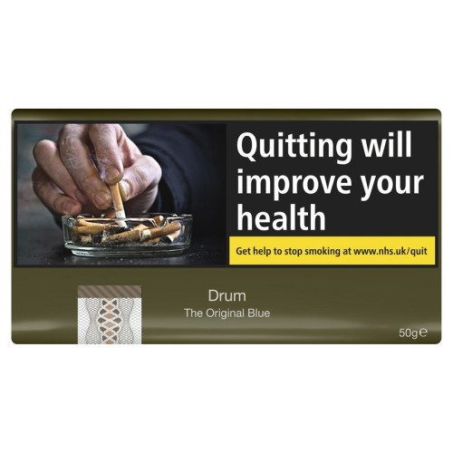 DRUM ORIGINAL BLUE HAND ROLLING TOBACCO 1x5x50G