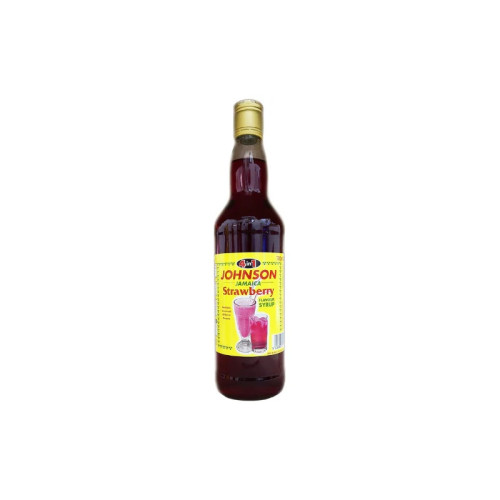 JOHNSON JAMAICA SYRUP STRAWBERRY BOTTLE 1x12x700ML