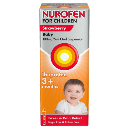 NUROFEN CHILDREN STRAWBERRY 1x6x100ML