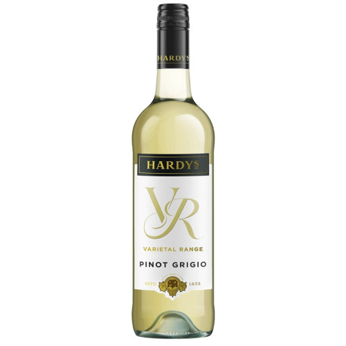 HARDYS VR PINOT GRIGIO WHITE WINE BOTTLE 6x75CL