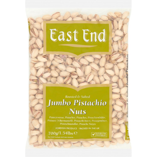EAST END SALTED PISTACHIOS 8x700G