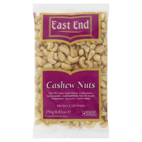 EAST END CASHEW NUTS 1x250G