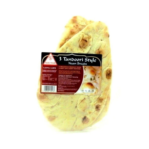 SOUNAS TANDOORI NAAN BREADS 1x3s