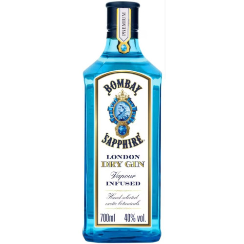 BOMBAY SAPPHIRE GIN BOTTLE 6x70CL