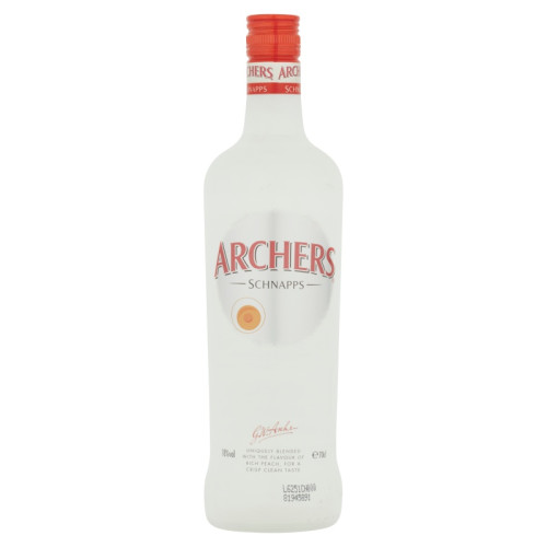 ARCHERS SCHNAPPS PEACH LIQUEUR BOTTLE 1x70CL