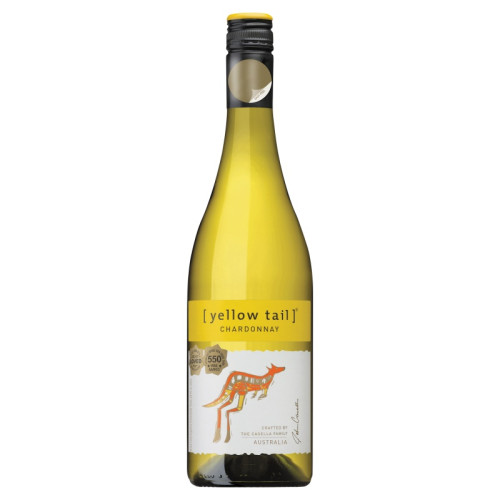 YELLOW TAIL CHARDONNAY WHITE WINE BOTTLE 1x75CL