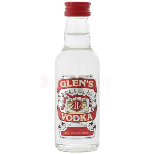 GLENS VODKA BOTTLE 8x6x5CL