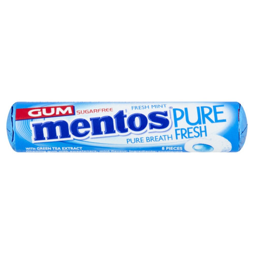 MENTOS CHEWY DRAGEES MINT SWEETS 1x40x38G