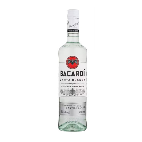 BACARDI ORIGINAL WHITE RUM BOTTLE 6x70CL