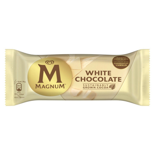 WALLS MAGNUM WHITE ICE CREAM 1x20x110ML