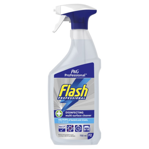 FLASH PROFESSIONAL MULTI SURFACE SPRAY CLEANER 1x750ML