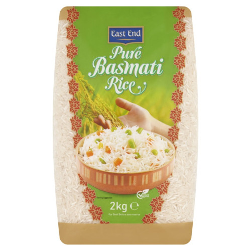 EAST END BASMATI PURE RICE 1x6x2KG