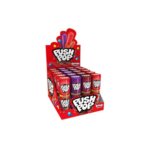 BAZOOKA PUSH POP CANDIES 1x20x15G