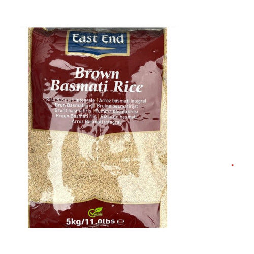 EAST END BROWN BASMATI RICE 1x5KG
