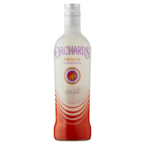 ORCHARDS SCHNAPPS PEACH LIQUEUR BOTTLE 6x70CL