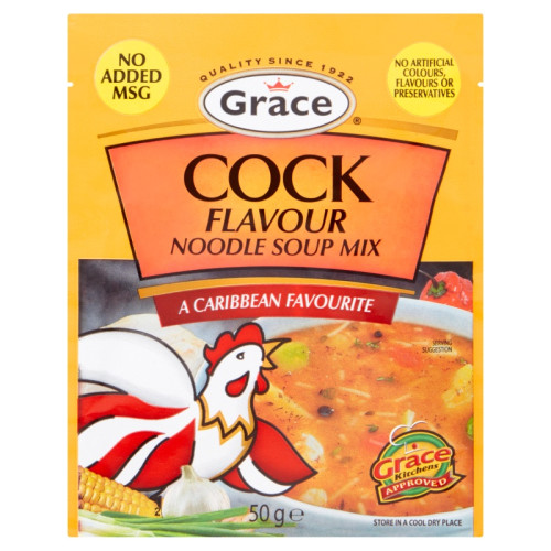 GRACE COCK FLAVOURED NOODLE SOUP MIX 1x12x50G