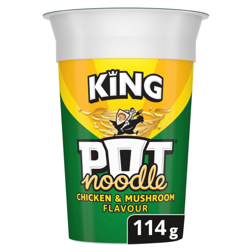 KING POT NOODLE CHICKEN MUSHROOM 1x12x114G