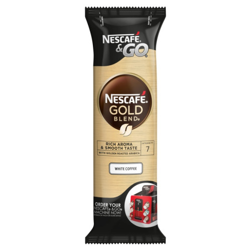 NESCAFE & GO GOLD BLEND WHITE COFFEE 1x8s