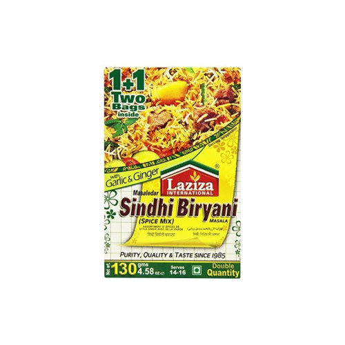 LAZIZA SINDHI BIRYANI MASALA 12x6x130G