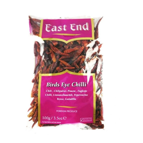EAST END BIRDSEYE WHOLE CHILLI 1x10x100G