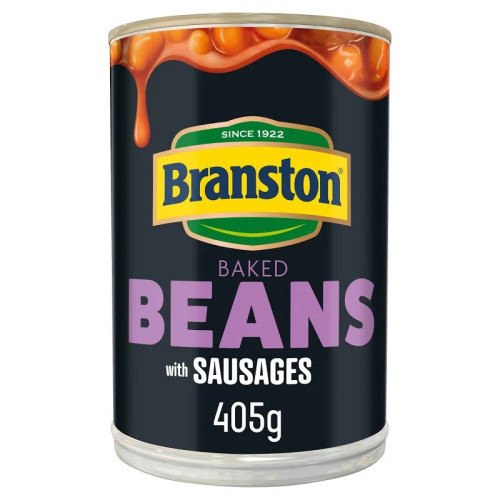 BRANSTON BAKED BEANS & SAUSAGE 1x6x405G