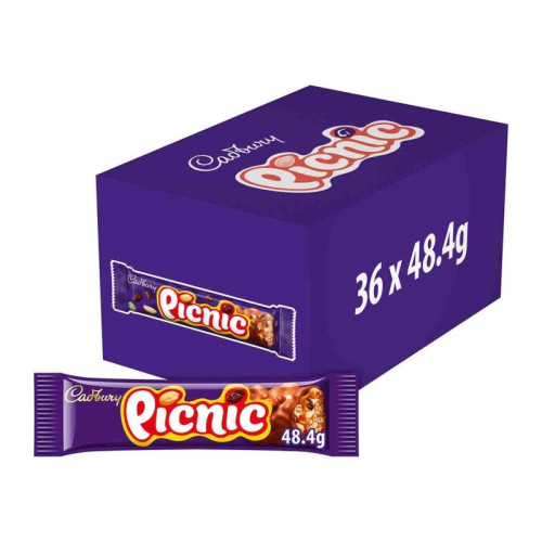 CADBURY PICINIC CHOCOLATE BAR 1x36x48G