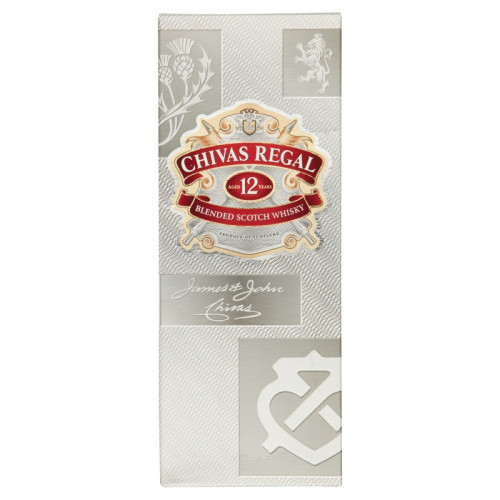 CHIVAS REGAL 12 YEAR SCOTCH WHISKY BOTTLE 1x70CL
