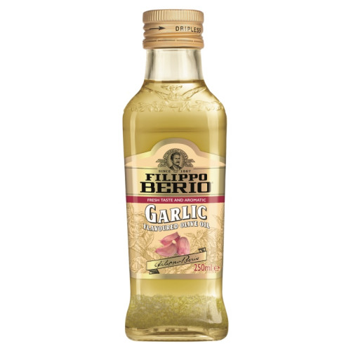 FILIPPO BERIO GARLIC FLAVOURED OLIVE OIL 1x6x250ML