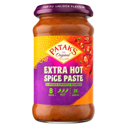 PATAK EXTRA HOT CURRY PASTE 1x6x283G