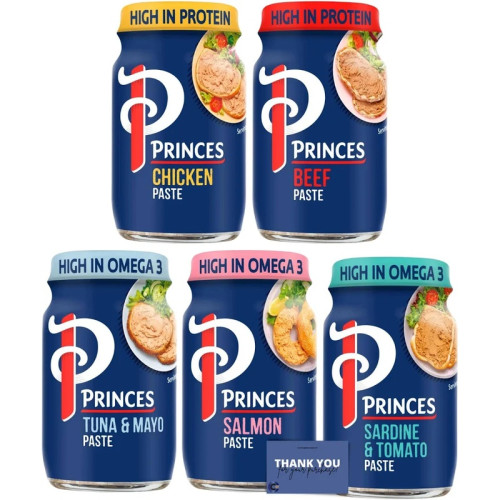 PRINCES ASSORTED PASTE 1x12x75G