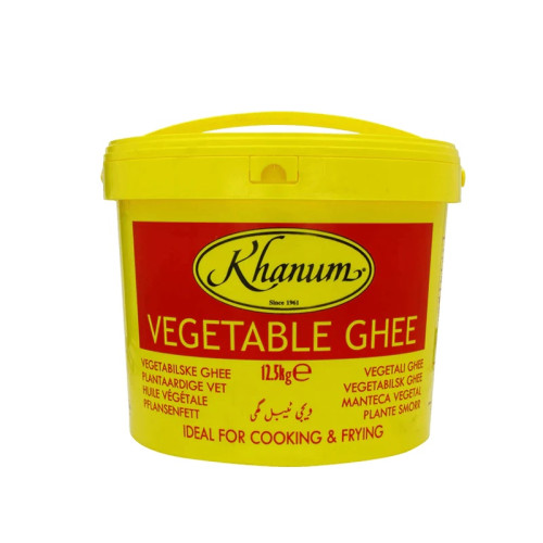 KHANUM PURE VEGETABLE GHEE 1x12.5KG