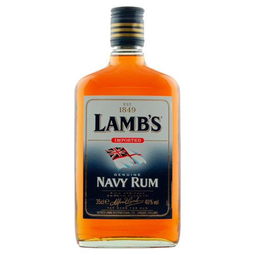 LAMBS ORIGINAL DARK RUM BOTTLE 12x35CL