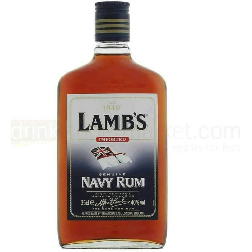 LAMBS ORIGINAL DARK RUM BOTTLE 1x35CL