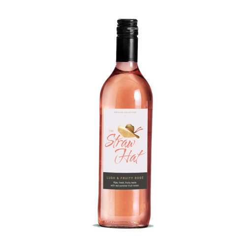 THE STRAW HAT LUSH & FRUITY ROSE WINES BOTTLE 1x75CL