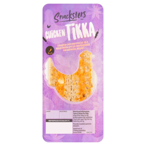 SNACKSTERS CHICKEN TIKKA SANDWICH 1x145G