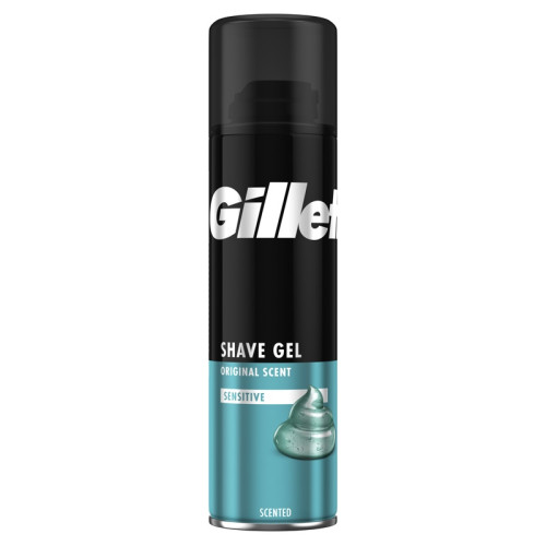 GILLETTE SENSITIVE SHAVING GEL 1x6x200ML