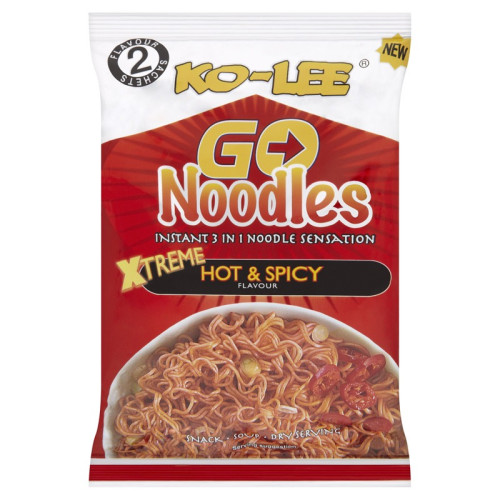 KO-LEE HOT & SPICY GO CUP NOODLES 1x6x65G