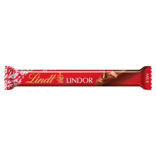 LINDT LINDOR MILK CHOCOLATE TREAT BAR 1x24x38G